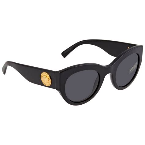 Versace Grey Cat Eye Ladies Sunglasses VE4353 .